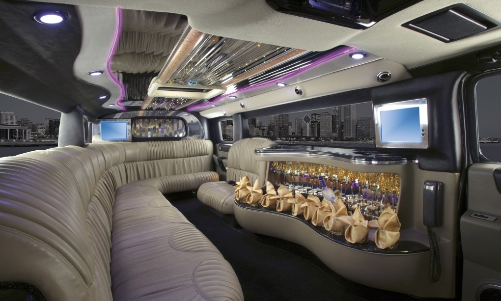 hummer limo interior image